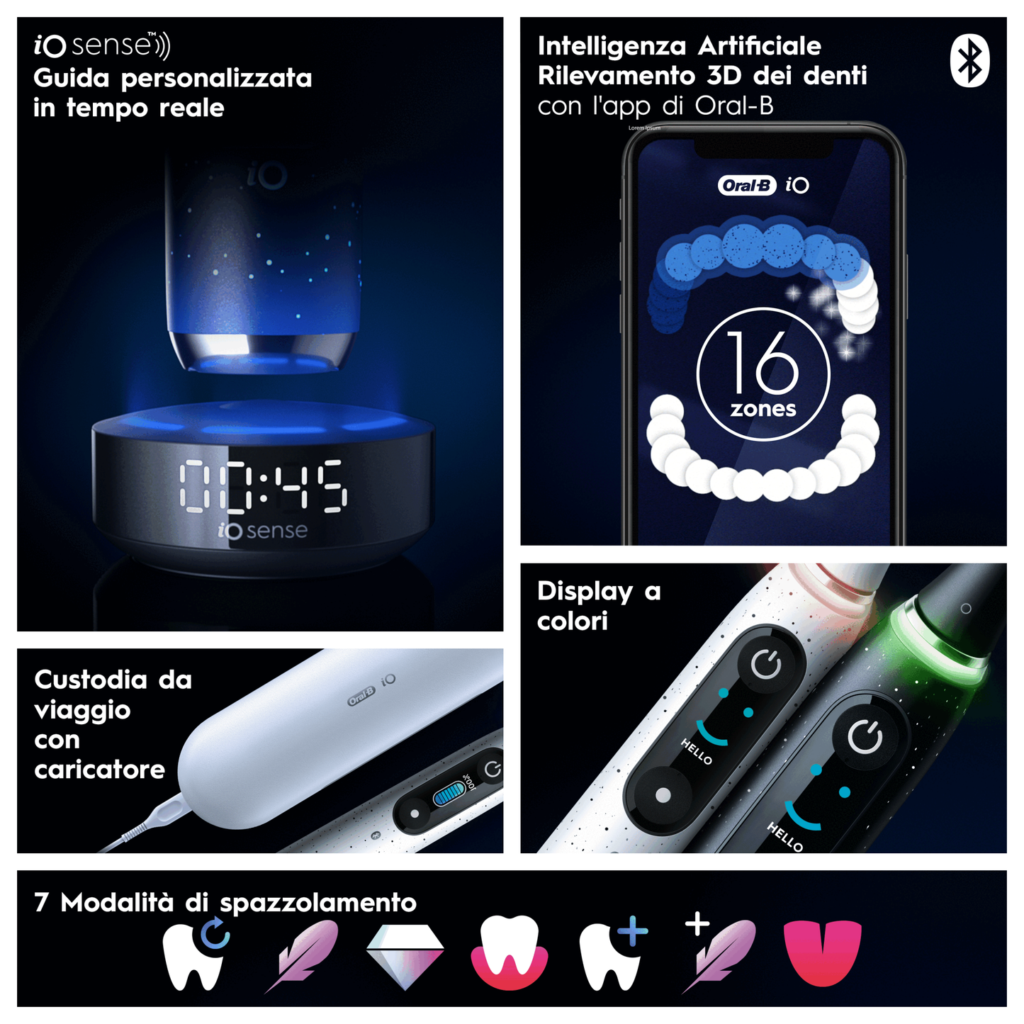 Oral-B Spazzolino Elettrico iO 10 Bianco