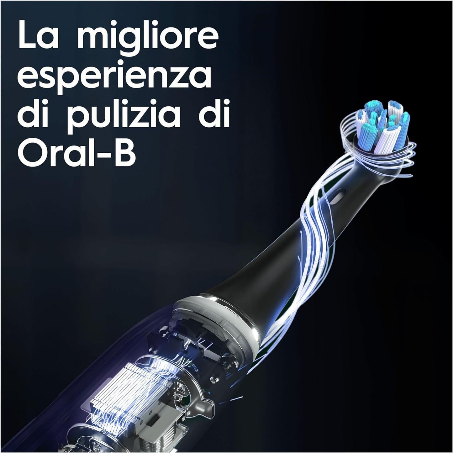 Oral-B Spazzolino Elettrico Duo Pack iO 10 Nero & Bianco, 2 Testine, 2 Custodie Da Viaggio + Oral-B Dentifricio Pro-Expert Advanced Pulizia Profonda (Prevenzione Per 24 Ore)