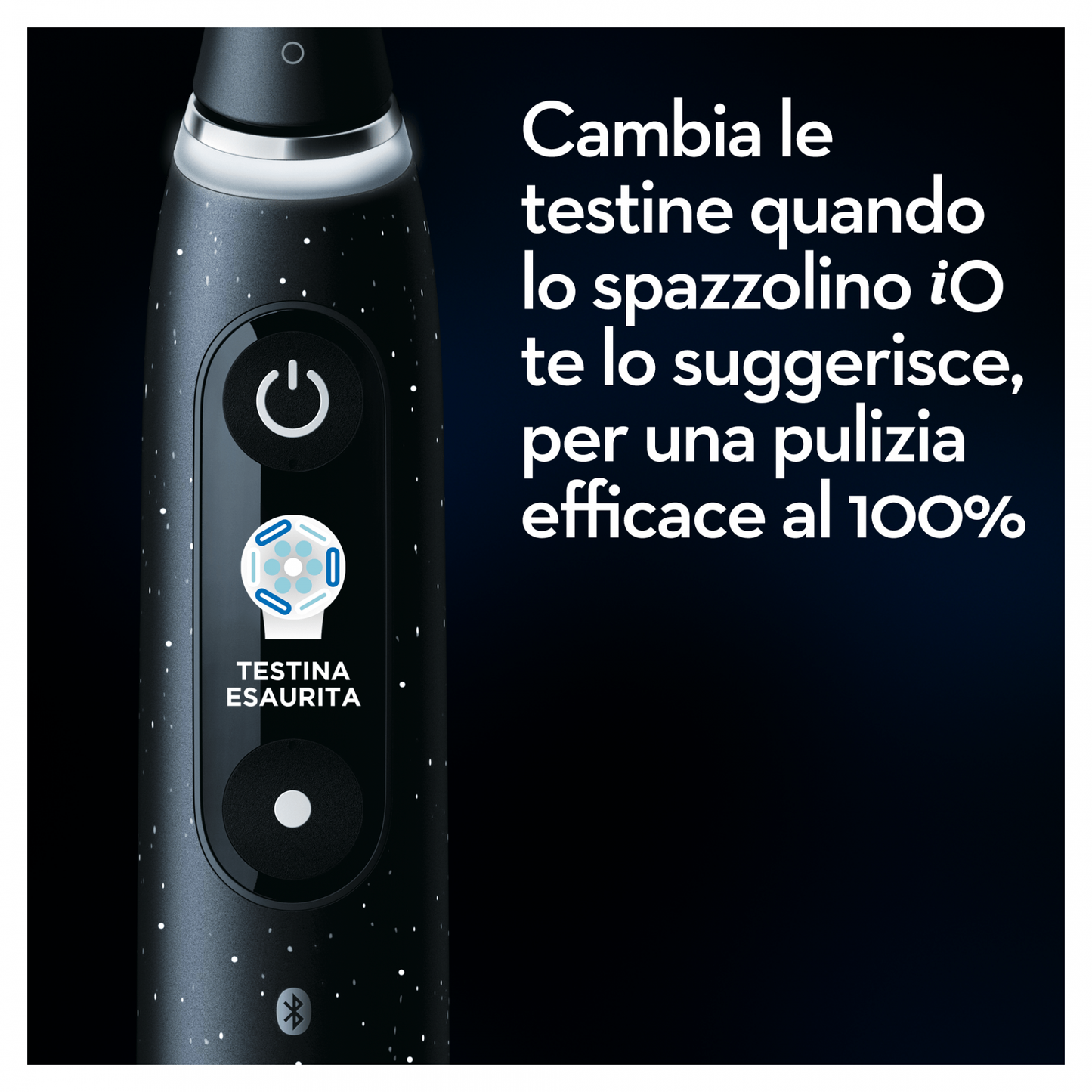 Oral-B Spazzolino Elettrico iO 10 Nero + Oral-B Dentifricio Gengive & Smalto 75ml