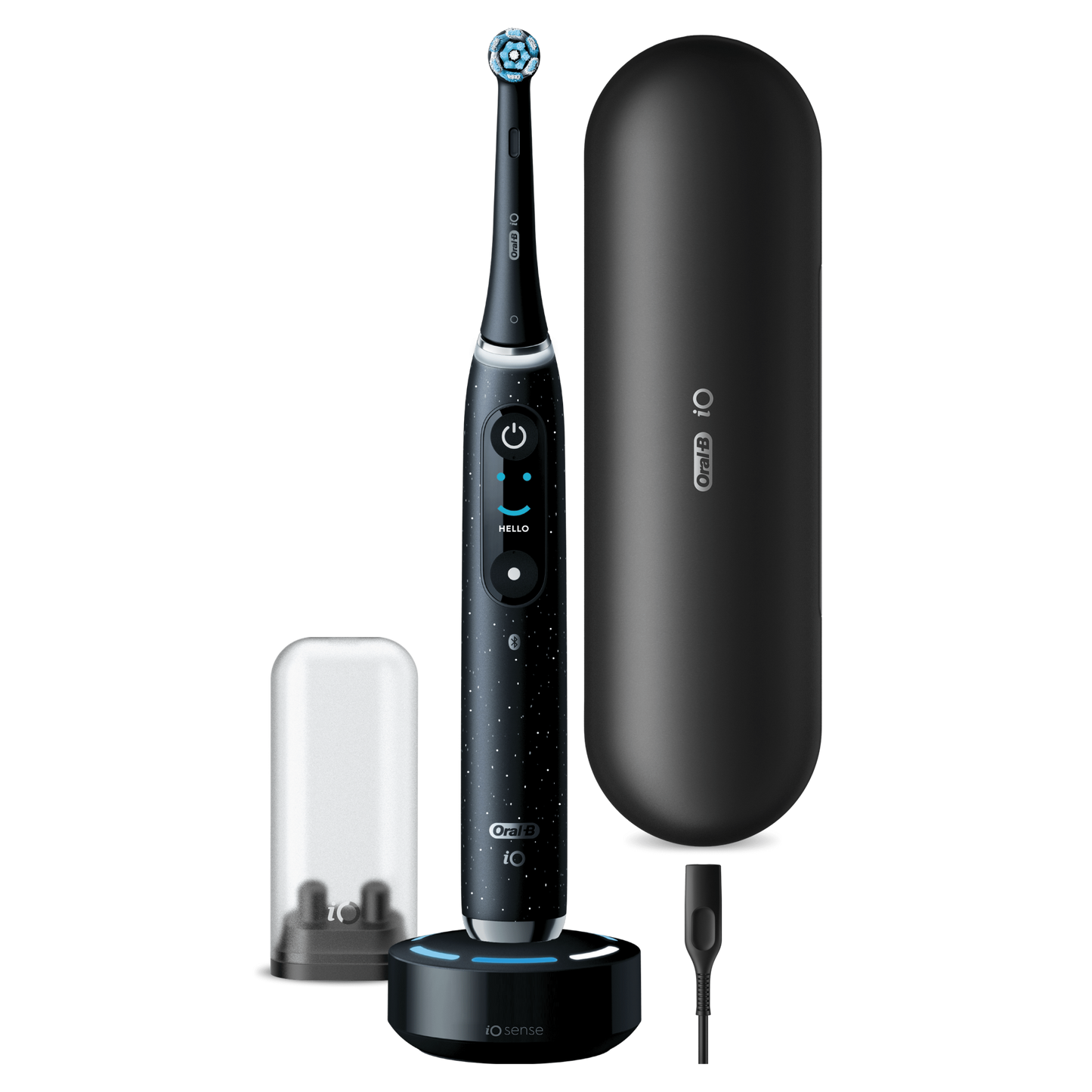 Oral-B iO 10 Duo Pack Nero, 2 Spazzolini Elettrici Ricaricabili