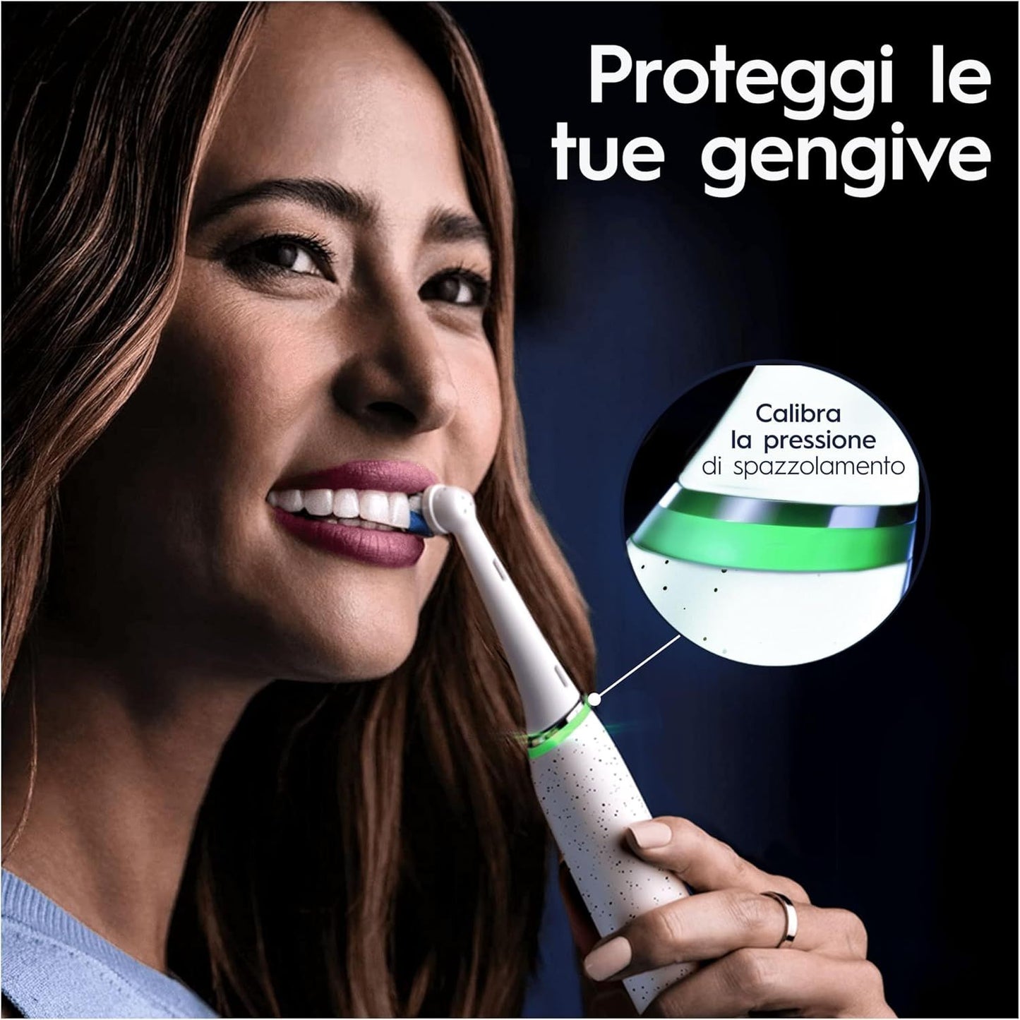 Oral-B Spazzolino Elettrico iO 10 Nero + + Oral-B Dentifricio Pro-Science Advanced Rigenera Smalto (Pulizia Quotidiana)