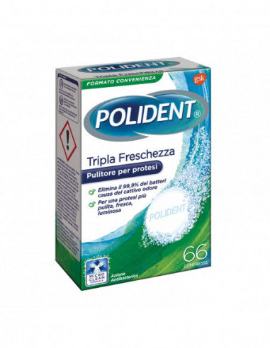 Polident Triple Freshness 66 Tabletten