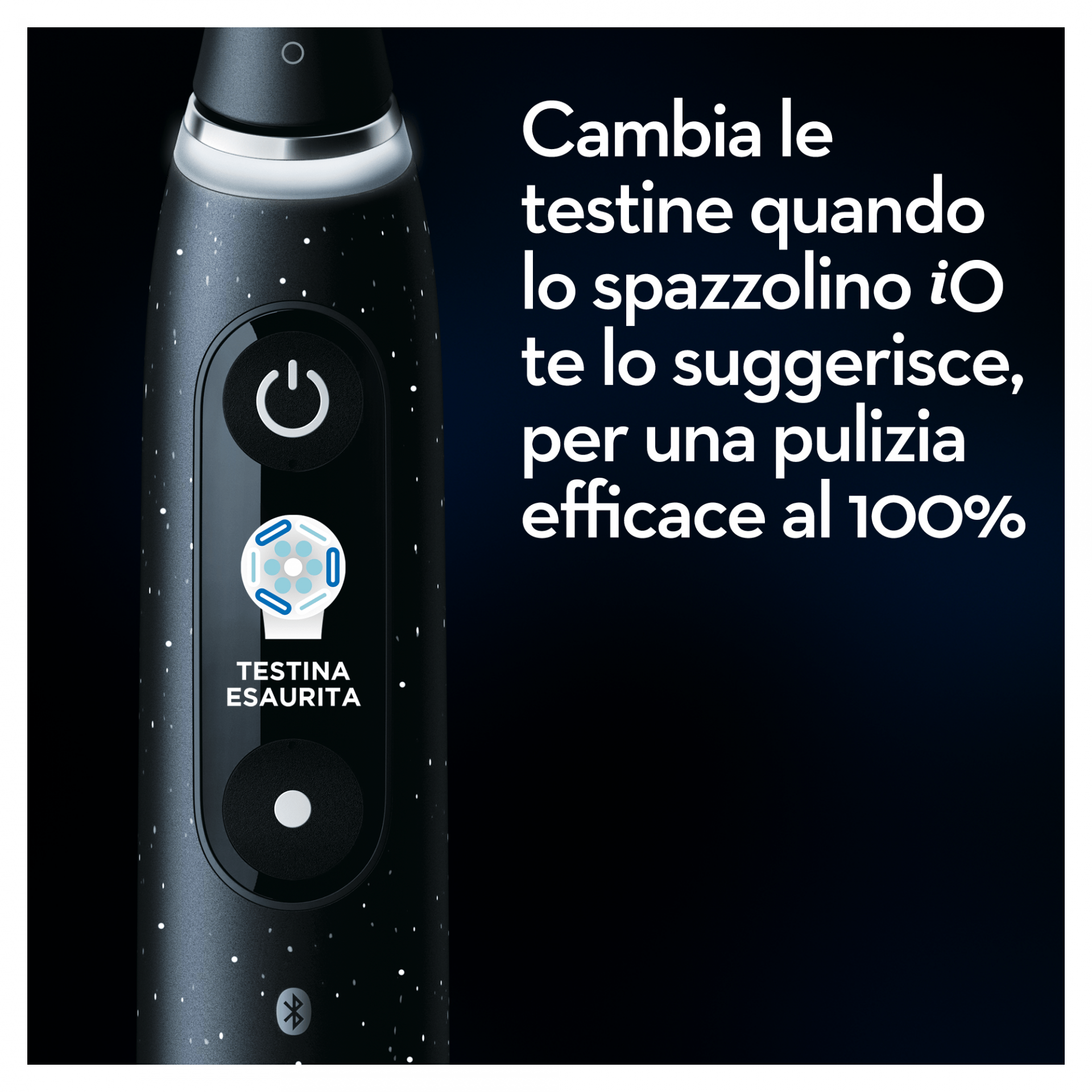 Oral-B Spazzolino Elettrico iO 10 Nero + Oral-B Dentifricio Gengive & Smalto 75ml