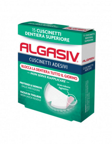 Algasiv Haftkleber für Oberkieferprothese 15 Stück