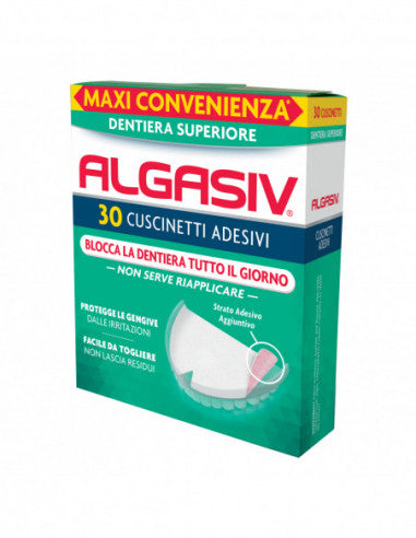 Algasiv Haftkleber für Oberkieferprothese 30 Stück