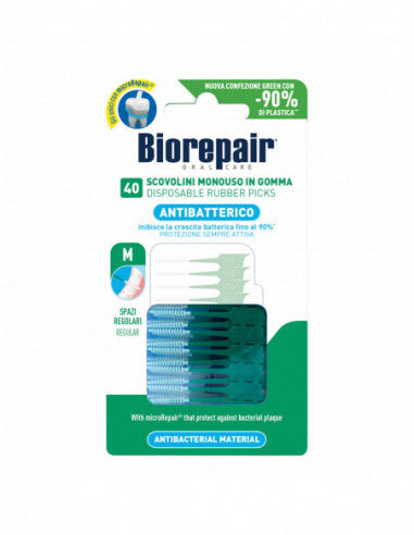 Biorepair Oral Care Antibakterielle 40 Einweg-Interdentalbürsten Regelmäßige Abstände