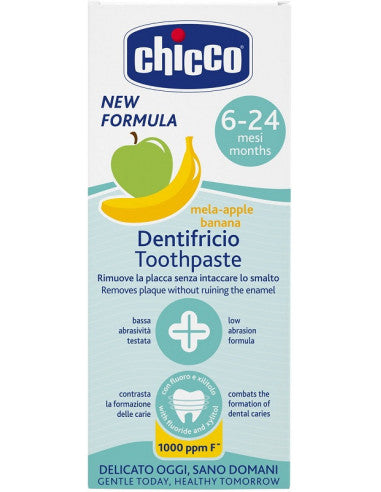 Chicco Zahnpasta 6 Monate+ Melabanana mit Fluorid 50 ml