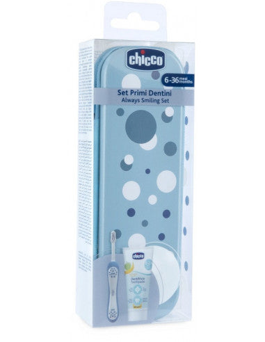 Chicco Zahnpflegeset 6+ Monate blau
