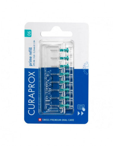 Curaprox Cps 06 Interdentalbürste Prime Refill türkis 8 Stück