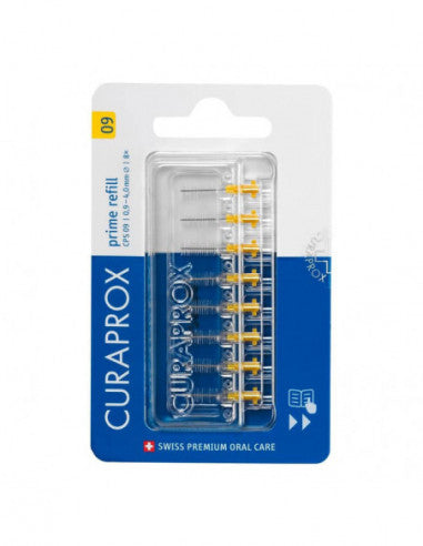 Curaprox Cps 09 Interdentalbürste Prime Refill gelb 8 Stück