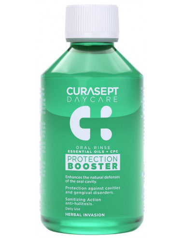 Curasept Daycare Mundwasser Schutz Booster Kräuterinvesion 100 ml