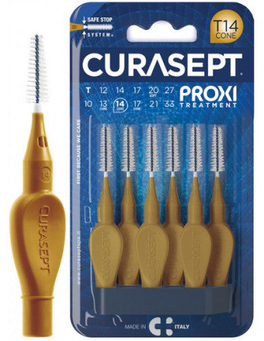 Curasept Proxi T14 Ochre/dark Gold 6 Pieces