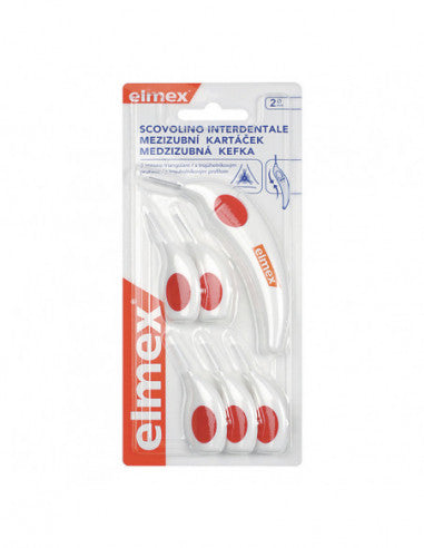 ELMEX INTERDENTAL INTERDENTALBÜRSTE 2 MM 6 KÖPFE + GRIFF