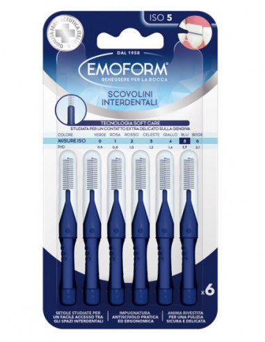 Emoform Iso 5 Blue Interdentalbürste 6 Stück