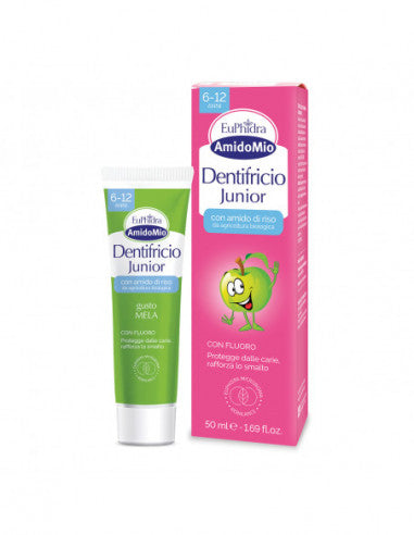 Euphidra Amidomio Apfel-Zahnpasta 6-12 Jahre 50 ml