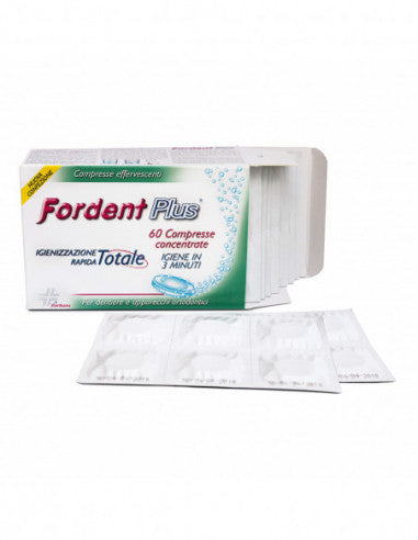 Fordent Plus 60 Konzentrierte Tabletten für Zahnprothesen und kieferorthopädische Geräte