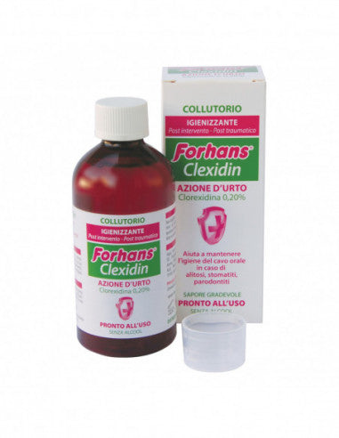 Forhans Clexidin 0,20 Senza Alcool 200 Ml