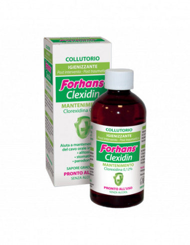 Forhans Collutorio Con Clorexidina 0,12 Clexidin Senza Alcool 200 Ml