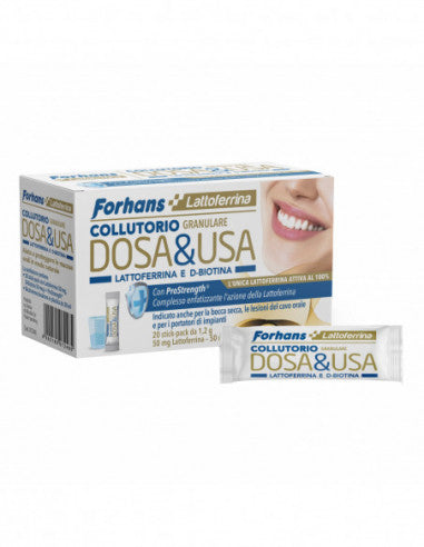 Forhans Dosa &amp; USA Granular Mundwasser 20 Stick Pack