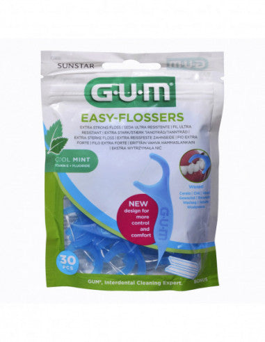 Gum Easy Flossers Gabel 30 Stück Neu