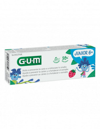Gum Junior Kinderzahnpasta 7/12 Fluorid 1000 ppm 50 ml