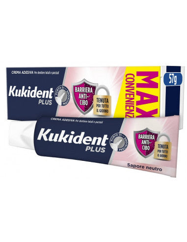 Kukident Plus Barrier Anti-Futter Neutral Zahnprothesen Haftcreme 57 G
