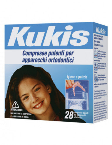 Kukis Cleanser 28 Tabletten zur Reinigung kieferorthopädischer Geräte