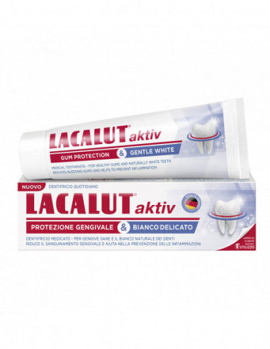 Lacalut Aktiv Zahnfleischschutz &amp; Zartes Weiß 75 Ml