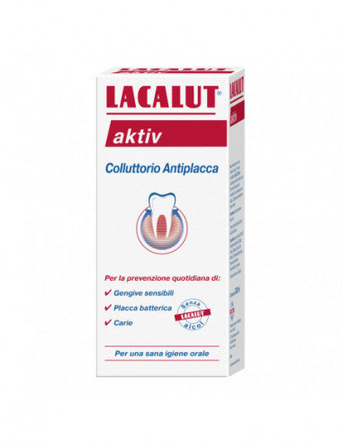 Lacalut Aktiv Anti-Plaque Mundwasser 300 Ml