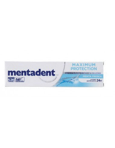 MENTADENT MAXIMALER SCHUTZ FRISCHE MINZE ZAHNPASTA 75 ML