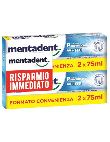 Mentadent P White Bit 2 x 75 ml