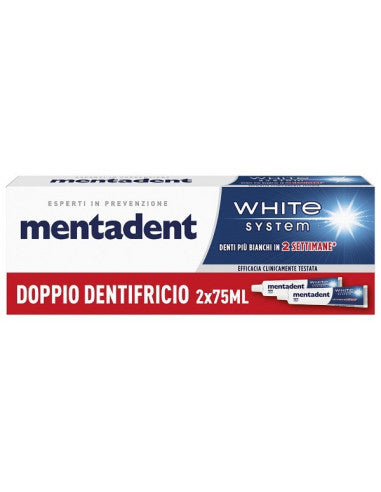 Mentadent White System 2 Stück à 75 ml