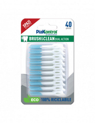 Plakkontrol Brush &amp; Clean Bürsten für enge Räume, 40 Stück