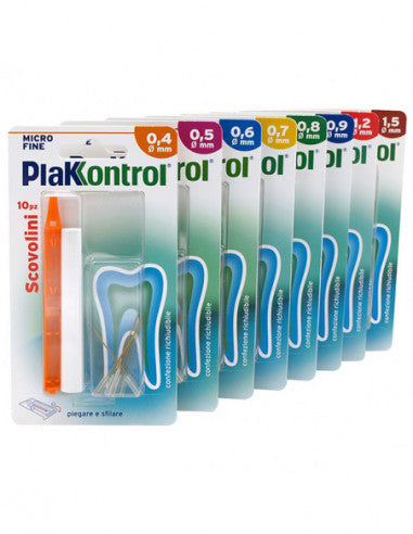 Plakkontrol Minigrip Interdentalbürste 0,9 mm 10 Stück