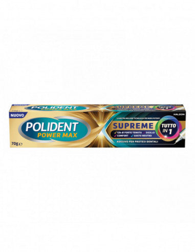 Polident Power Max Supreme All In 1 Denture Adhesive Cream70 G