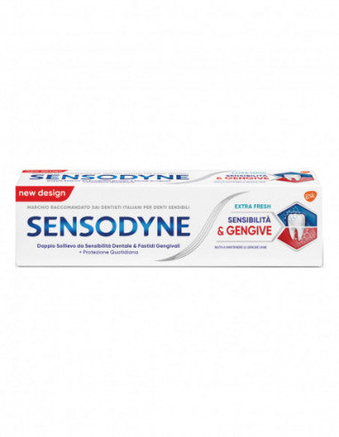 Sensodyne Zahnpasta Empfindlichkeit &amp; Zahnfleisch Extra Frisch 75 Ml