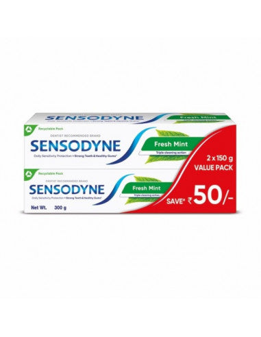 Sensodyne Fresh Mint Zahnseide 2 Stück à 75 ml