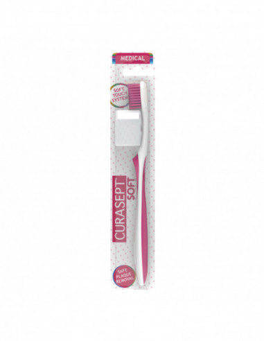 Curasept Soft Medical Magenta Toothbrush