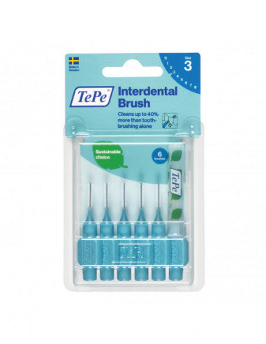 Tepe Interdentalbürste Blau 0,60mm 6 Stück